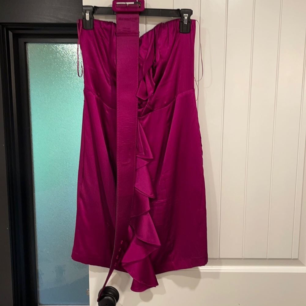 Express size 6 strapless dress with belt